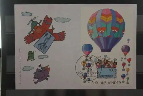 Deutschland 1997; FDC Block 40; Für uns Kinder