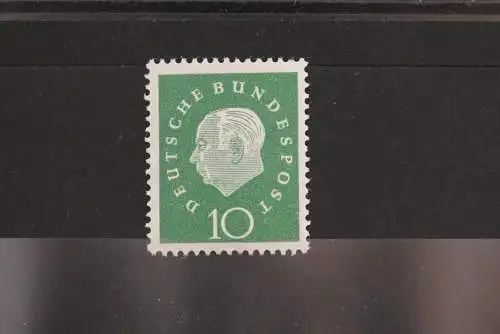 Deutschland 1959; Freimarke Heuss (III): MiNr. 303 R; 10 Pf., gerade Nr.; vierstellig, MNH