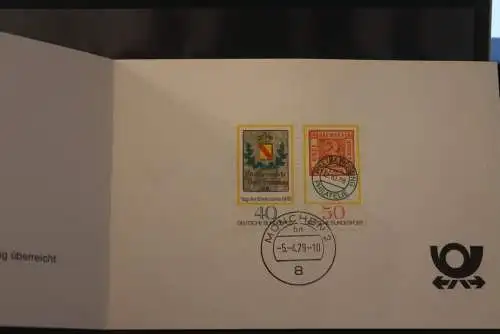 Deutschland, Kontaktkarte der POST 1979 zum Tag der Briefmarke