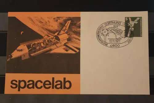 Deutschland 1977; Spacelab mit Sonderstempel Dortmund