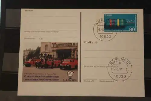 Deutschland 1994; Intern. Briefmarkenmesse Essen, Feuerwehr, EUROPA-Marke, EST