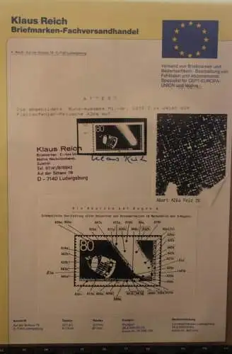 Deutschland 1986; Halleyscher Komet GIOTTO-Mission der ESA; MiNr. 1273; Zylinderretuschen A26a ; MNH