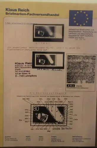 Deutschland 1986; Halleyscher Komet GIOTTO-Mission der ESA; MiNr. 1273; Zylinderretuschen A45a ; MNH