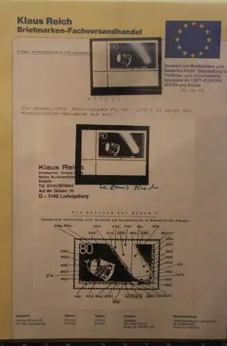 Deutschland 1986; Halleyscher Komet GIOTTO-Mission der ESA; MiNr. 1273; Zylinderretuschen A46 ; MNH