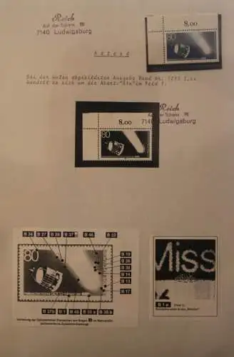 Deutschland 1986; Halleyscher Komet GIOTTO-Mission der ESA; MiNr. 1273; Zylinderretuschen B1a ; MNH