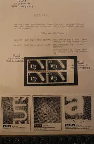 Deutschland 1986; Halleyscher Komet GIOTTO-Mission der ESA; MiNr. 1273; Zylinderretusche   A35a, A39a/A39b; MNH