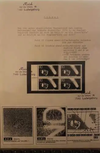 Deutschland 1986; Halleyscher Komet GIOTTO-Mission der ESA; MiNr. 1273; Zylinderretusche  A31a, A32a, MNH