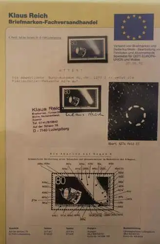 Deutschland 1986; Halleyscher Komet GIOTTO-Mission der ESA; MiNr. 1273; Zylinderretusche  A27a, MNH