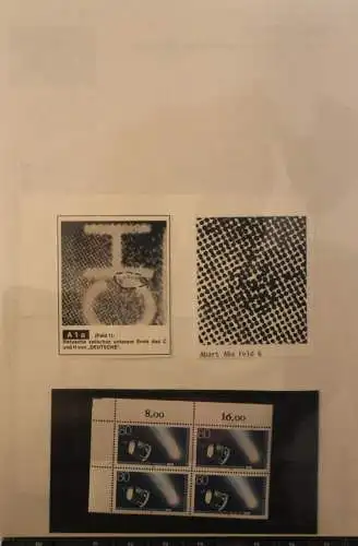 Deutschland 1986; Halleyscher Komet GIOTTO-Mission der ESA; MiNr. 1273; Zylinderretusche A1a und A6a , MNH