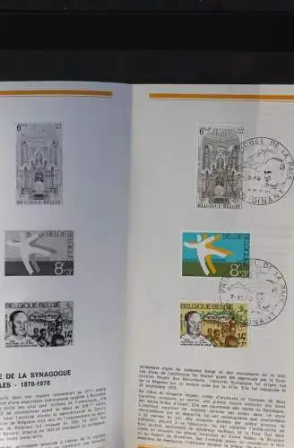 Belgien 1988; Ankündigungsblatt mit Schwarzdruck und Marke und ESST: Solidarität, Franz.  Ausg.