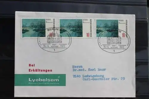 Berlin 1972, FDC Berliner Landschaften, 10 Pf,  MiNr. 423