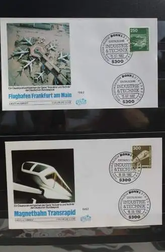 Deutschland 1982, Freimarken: Industrie & Technik (III) 300 Pf; MiNr. 1138 auf FDC, lesen