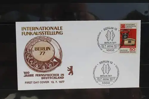 Berlin 1977; FDC Intern. Funkausstellung; MiNr. 549