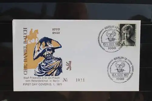 Berlin 1977; FDC Chr. D. Rauch, MiNr. 541