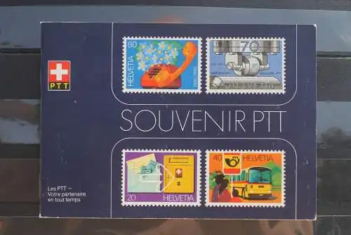 Schweiz, PTT-Souvenier 1980, franz. Ausgabe, mit Vignette