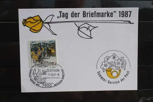 Deutschland, Tag der Briefmarke 1987, SST Karlsruhe