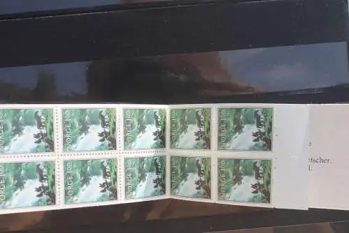 Norwegen 1979, 2 Markenheftchen: Nordische Natur, Landschaften, MNH