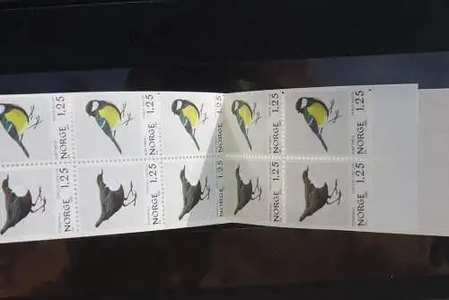 Norwegen 1980, Markenheft MiNr. 3: Vögel, MNH