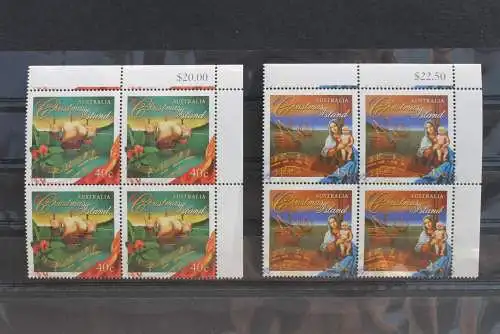 Australien Christmas Island, Viererblock, MNH