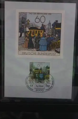 Deutschland , Tag der Briefmarke 1981, Maximumkarte
