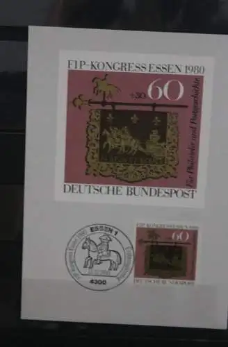 Deutschland FIP-Kongress ESSEN 1980, Tag der Briefmarke 1980