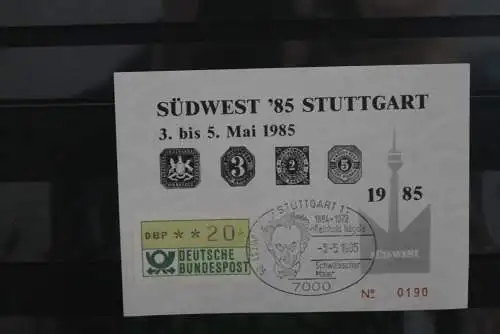 VIGNETTE: Südwest '85 Stuttgart mit ATM und SST