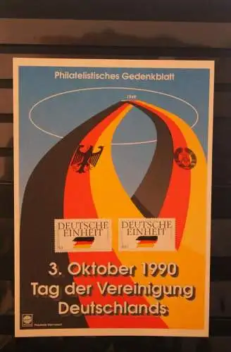 Deutschland  Gedenkblatt Deutsche Einheit, 3. Oktober 1990