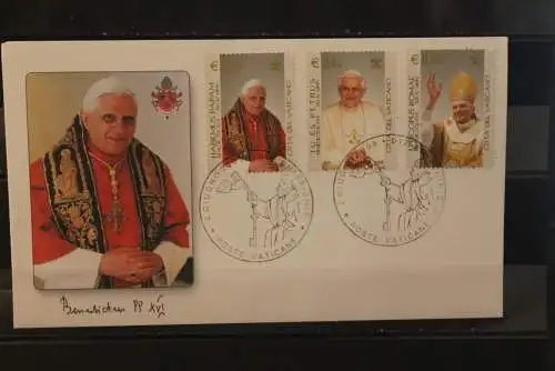 Vatican 2005, Papst Benedict PP XVI, FDC