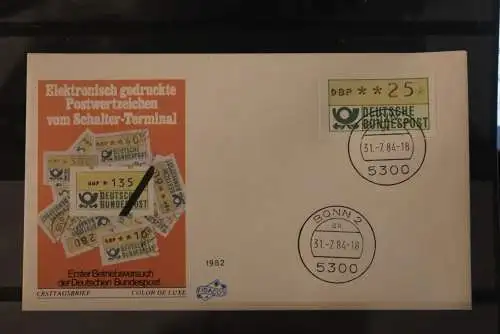 Deutschland, ATM - FDC; 31.7.84 Bonn 2