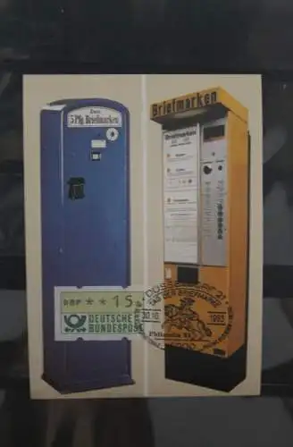 Deutschland 1983, ATM auf MC, Maximumkarte PHILATELIA '83