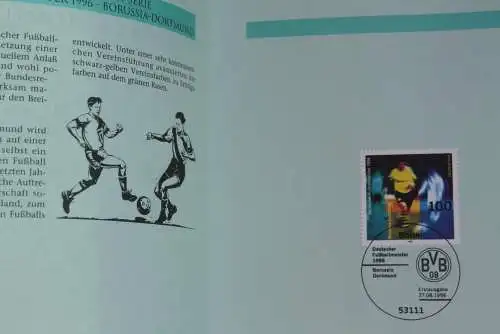 Deutschland 1996; Jahressammlung-ETB der Deutsche POST: Borussia Dortmund, MiNr. 1879, bitte lesen