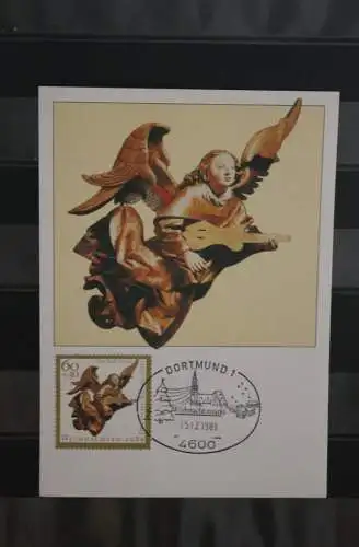 Deutschland; Sonderstempel:  Weihnachtsmarkt - Dortmund 1989 auf MC - Maximumkarte