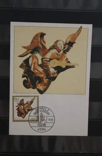 Deutschland; Sonderstempel: Nikolausdorf Garrel 1989 auf MC - Maximumkarte