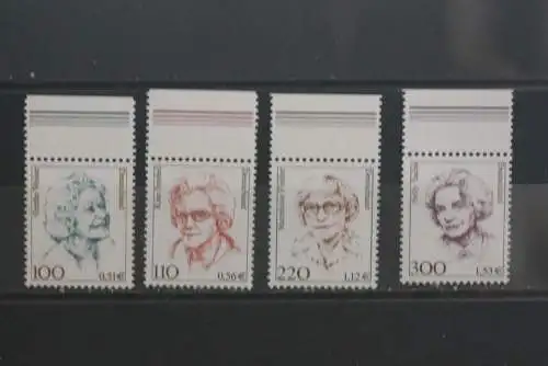 Deutschland; Freimarken: Frauen der deutschen Geschichte; kompl. Satz in Doppel-Nominale; OR, MNH