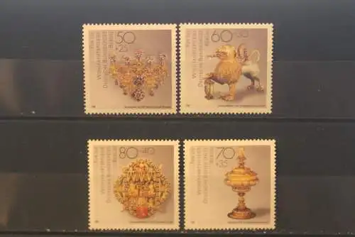 Berlin, Für die Wohlfahrtspflege 1988: Gold- und Silberschmiedekunst, MiNr. 818-21, MNH