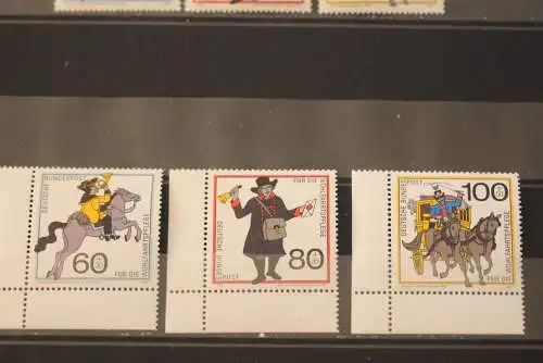 Deutschland, Für die Wohlfahrtspflege 1989: POST, Postbeförderung, MiNr. 1437-39, MNH