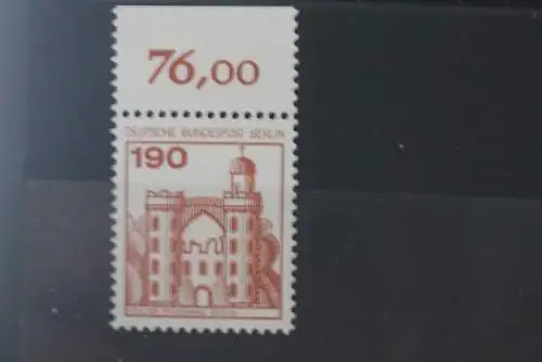 Berlin, Freimarke: Burgen und Schlösser, 190 Pf., MiNr. 539, MNH