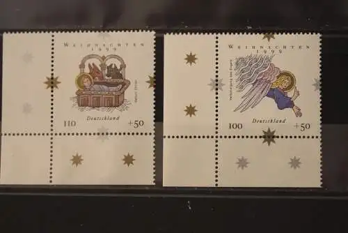 Deutschland, Weihnachten 1999, MiNr. 2084-85, MNH