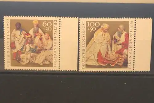 Deutschland, Weihnachten 1992, MiNr. 1639-40, MNH