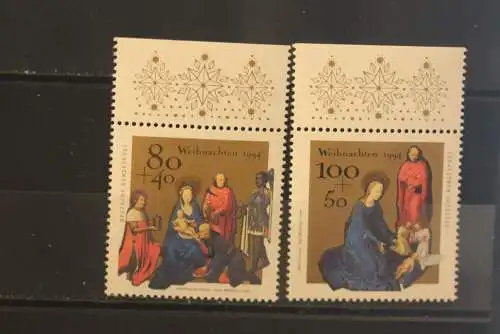 Deutschland, Weihnachten 1994, MiNr. 1770-71, MNH