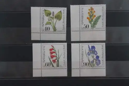 Berlin 1981, Für die Wohlfahrtspflege: Pflanzen, Blumen,  MiNr. 650-53, MNH