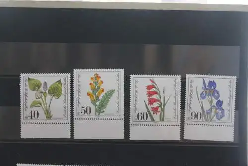 Berlin 1981, Für die Wohlfahrtspflege: Pflanzen, Blumen,  MiNr. 650-53, MNH