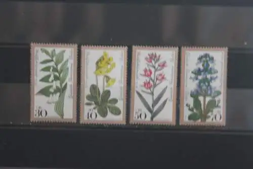 Berlin 1978, Für die Wohlfahrtspflege: Waldblumen, Blumen, MiNr. 573-76, MNH