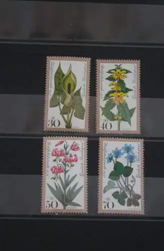 Deutschland 1978, Wohlfahrt: Waldblumen, Blumen, MiNr. 982-85, MNH