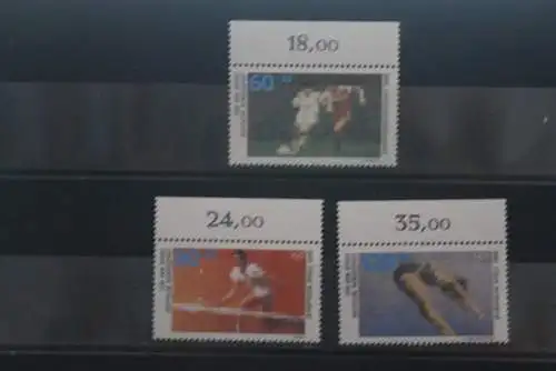 Deutschland 1988; Für den Sport: Olympische Sommerspiele;, MiNr. 1353-55, MNH