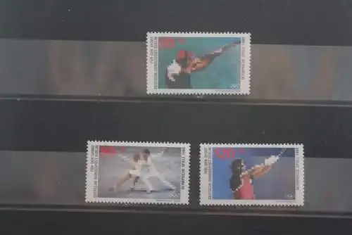 Berlin 1988; Für den Sport: Olympische Winterspiele;, MiNr. 801-03, MNH