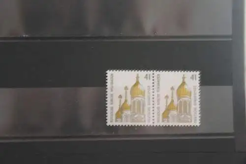 Deutschland 1993, Freimarken: Sehenswürdigkeiten 41, Russische Kirche, MiNr. 1687 A, waagerechtes Paar, MNH