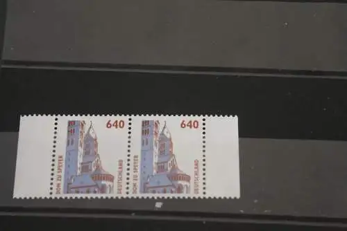 Deutschland 1995, Freimarken: Sehenswürdigkeiten 640, Dom zu Speyer; MiNr. 1811 A, waagerechtes Paar, MNH