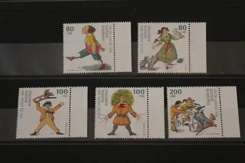 Deutschland  1994: Für die Jugend: Stuwwelpeter; MiNr. 1726-30, MNH