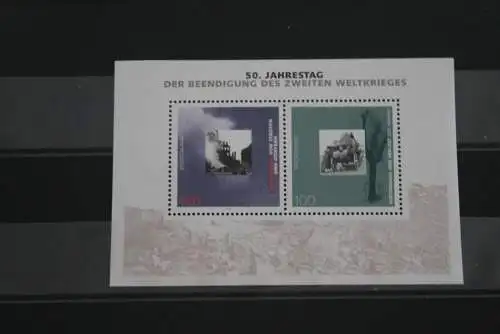 Deutschland  1995, Block 31; Beendigung 2. Weltkrieg, MNH